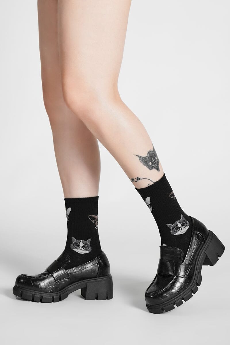 Little Gentlemen Cat Socks Socks NOCTEX